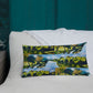 Tranquil Lake Panorama Premium Pillow