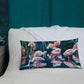 Roseate Spoonbills Reflection Premium Pillow