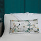 Soft Magnolia Triptych Premium Pillow