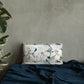 Soft Magnolia Triptych Premium Pillow