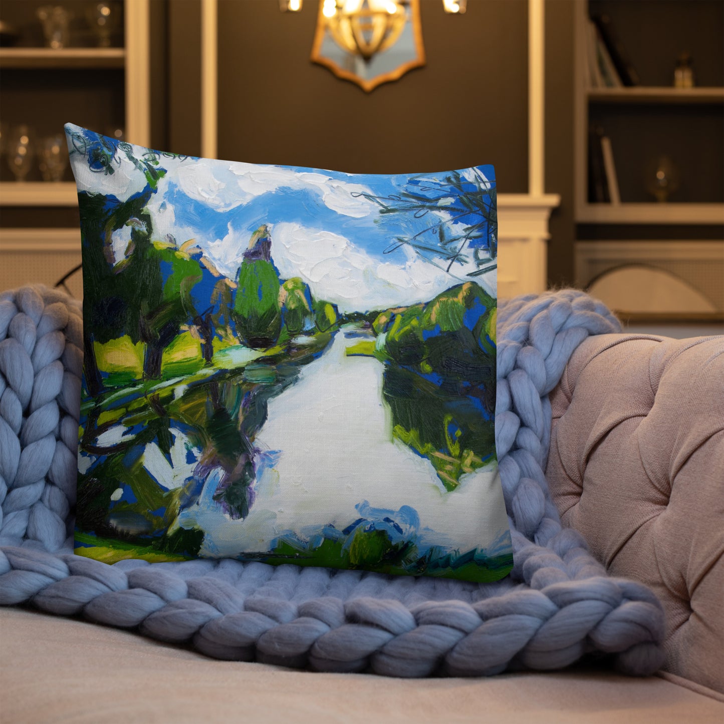 Study for Tranquil Lake III Premium Pillow