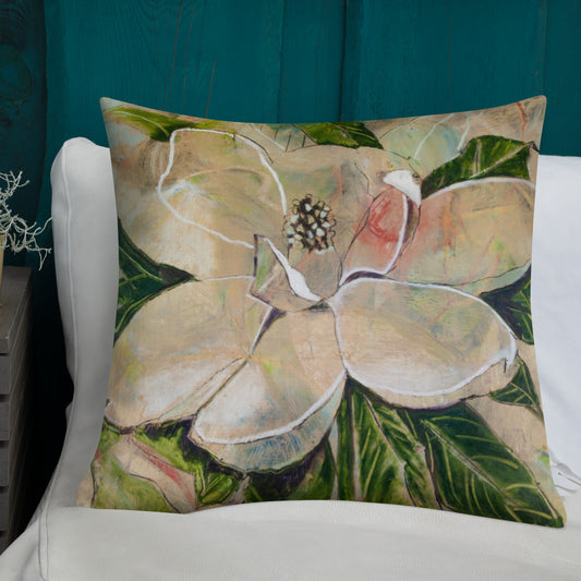 The Golden Magnolia Premium Pillow