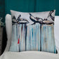 Pelicans on the Pier Premium Pillow