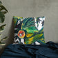 Parakeets Premium Pillow