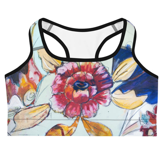 Tobacco Leaf Sports bra