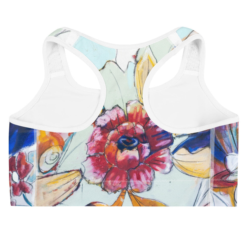 Tobacco Leaf Sports bra