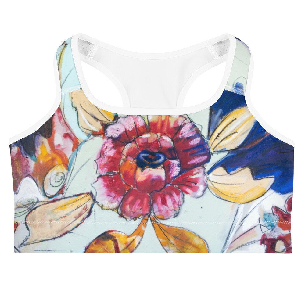 Tobacco Leaf Sports bra