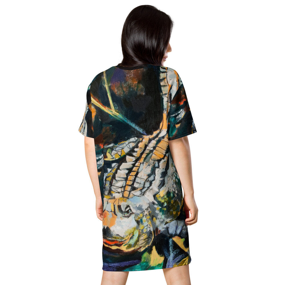 Fierce Gator T-shirt dress