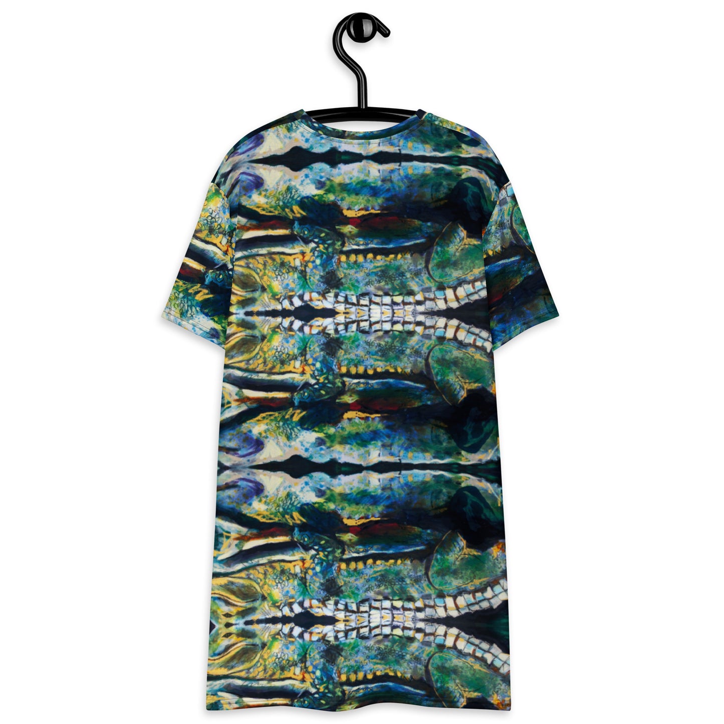 Psychedelic Gator T-shirt dress