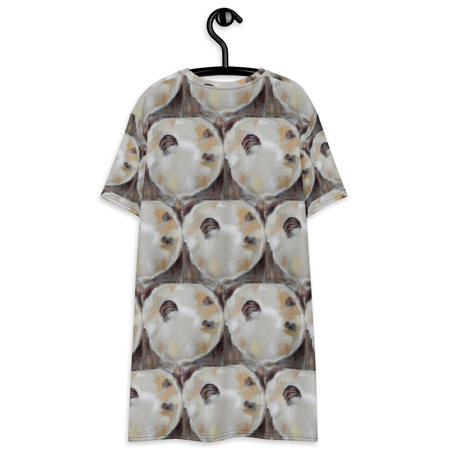 Neutral Oyster Shells T-shirt dress