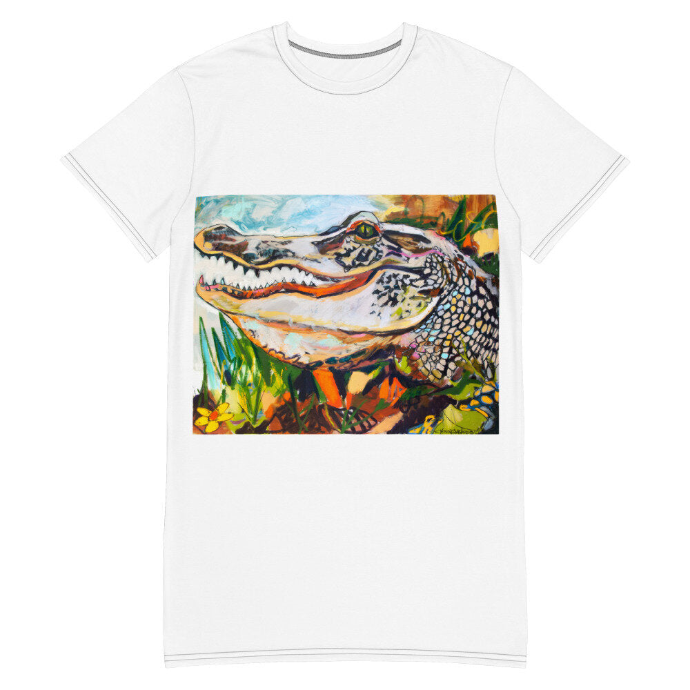 Groovy Gator T-shirt dress