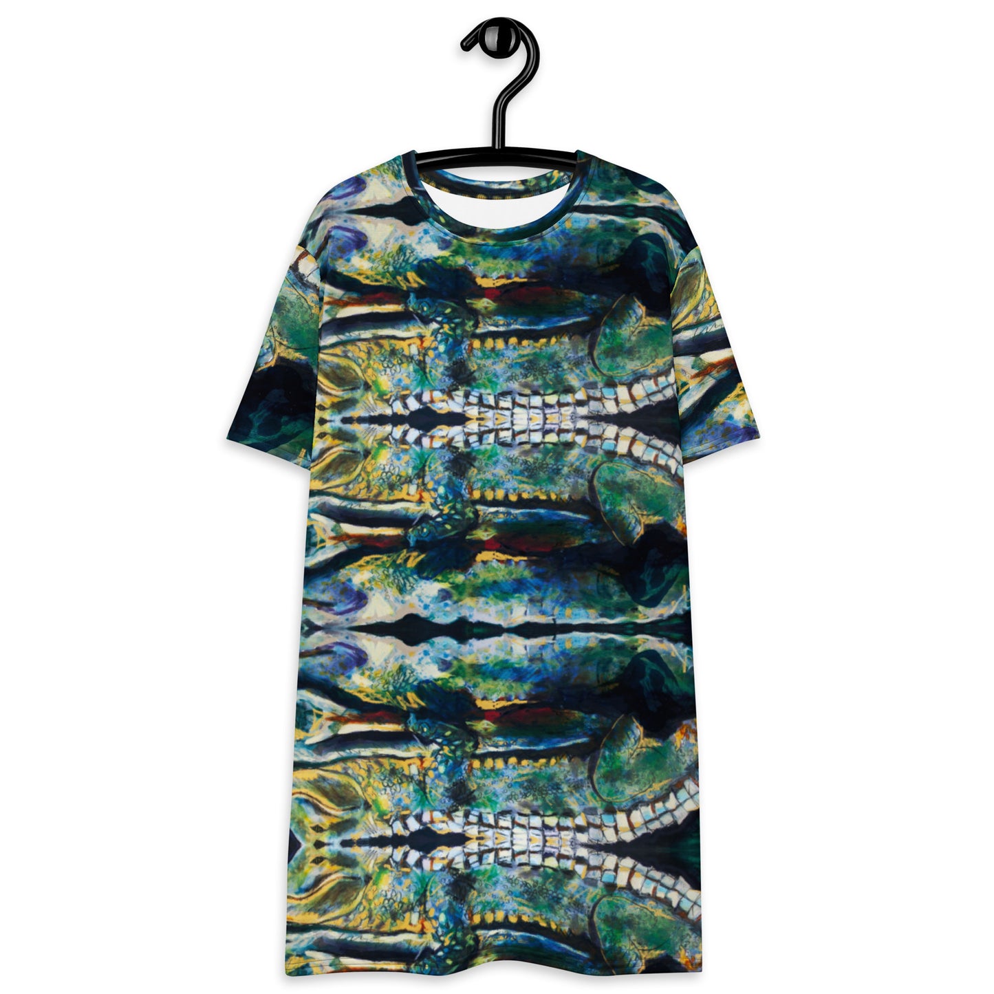Psychedelic Gator T-shirt dress