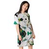 Veronese Magnolia Pattern T-shirt dress