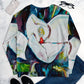 Magnolia with Painted Bunting Pattern Unisex Sweatshirt