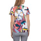 Fiesta Cotton All-Over Print Women's Athletic T-shirt