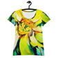 Bosco Sunflower All-Over Print Women's Athletic T-shirt