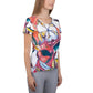 Fiesta Cotton All-Over Print Women's Athletic T-shirt