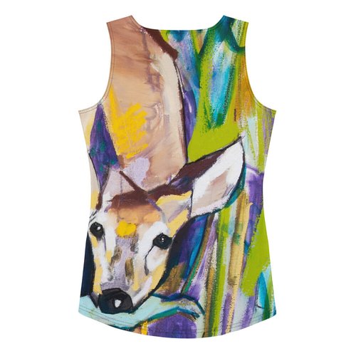 Deer with Lilypads II Sublimation Cut & Sew Tank Top
