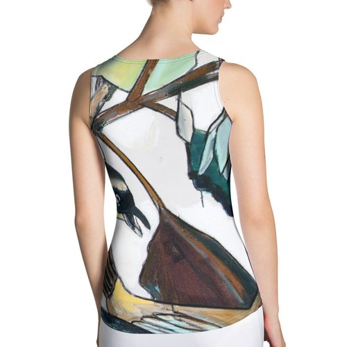 Magnolia with Yellowthroats Sublimation Cut & Sew Tank Top