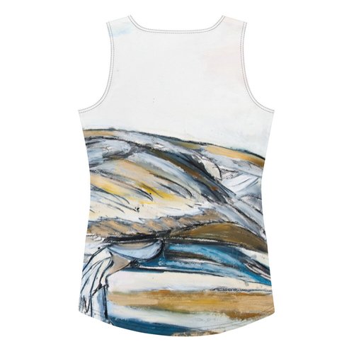 Brown Pelican on the Shore II Sublimation Cut & Sew Tank Top