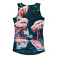 Roseate Spoonbills Reflection Sublimation Cut & Sew Tank Top