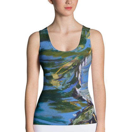 Gator Under Water Sublimation Cut & Sew Tank Top