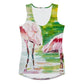 Roseate Spoonbill Family of Four Sublimation Cut & Sew Tank Top
