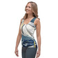 White Pelican on the Shore Sublimation Cut & Sew Tank Top