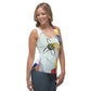 Tobacco Leaf with Animals Sublimation Cut & Sew Tank Top