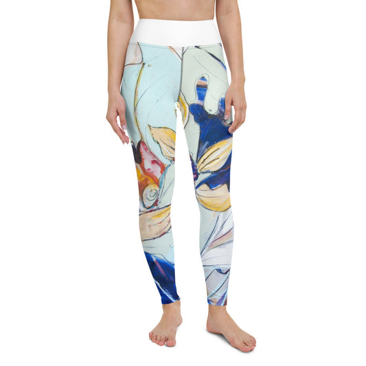 Tobacco Leaf Yoga Leggings