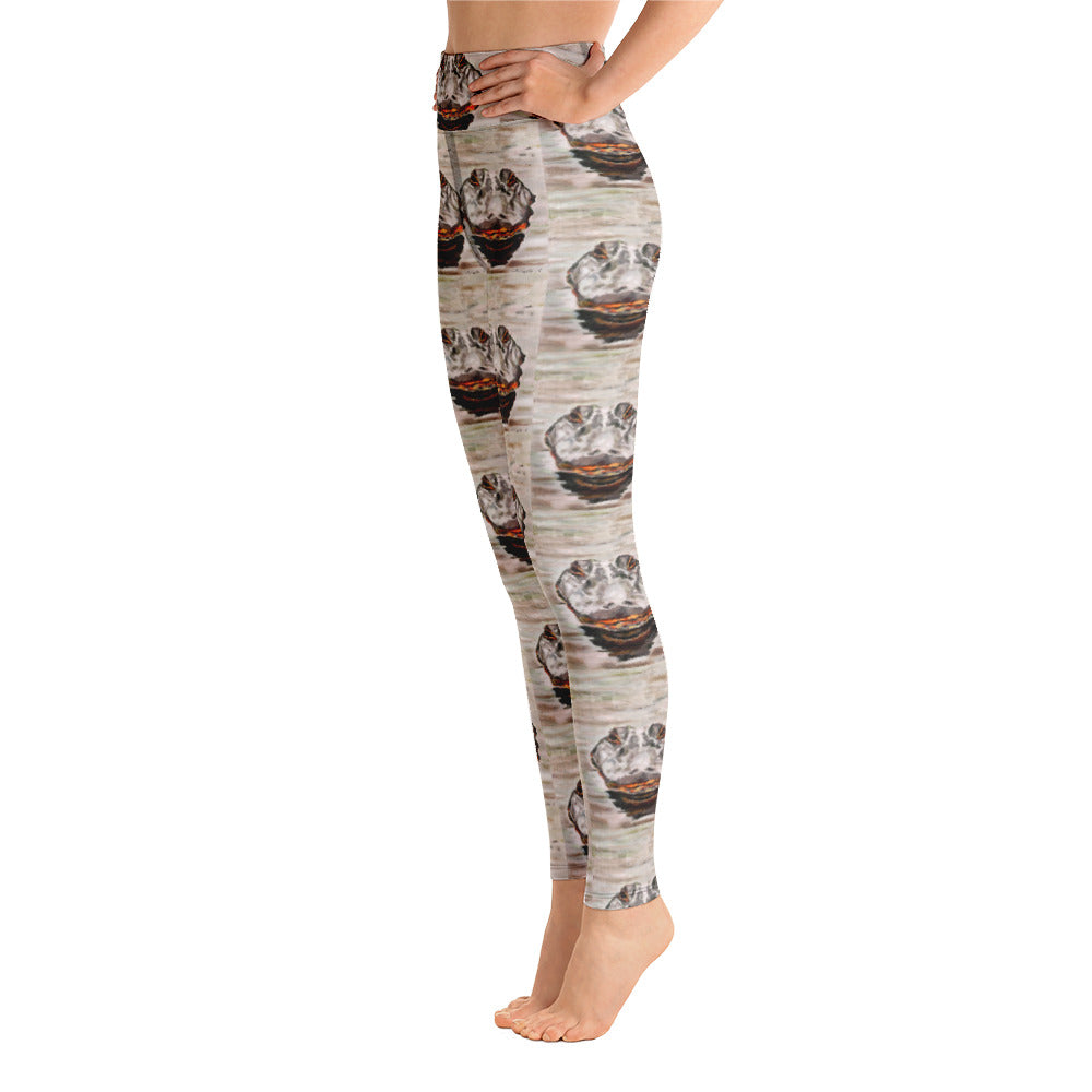 Gator Head Pattern Yoga Leggings