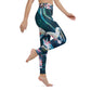 Roseate Spoonbill Reflection Yoga Leggings