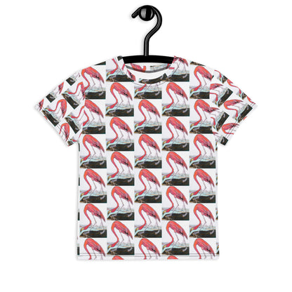 Pink Flamingo Youth crew neck t-shirt