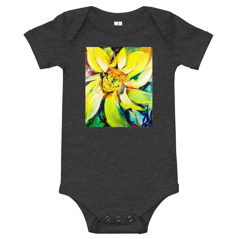 Bosco Sunflower Baby short sleeve one piece