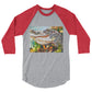 Groovy Gator 3/4 sleeve raglan shirt