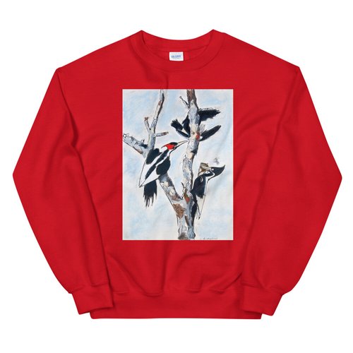 Three Woodpeckers Unisex Sweatshirt