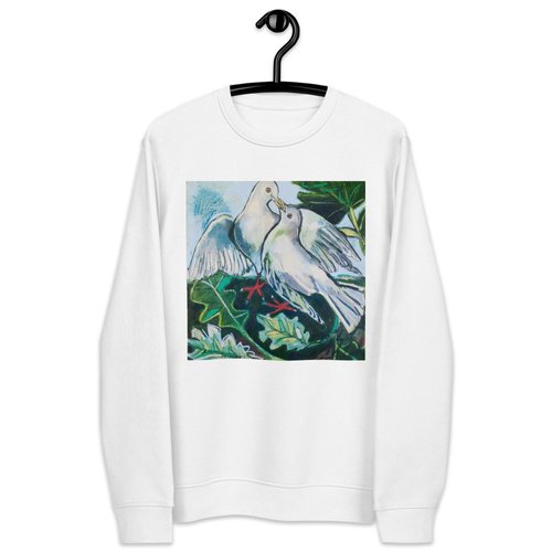 Doves in Landscape Unisex Sweatshirt