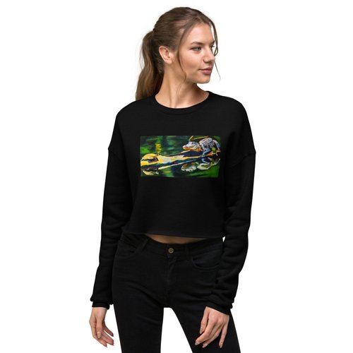 Turtle & Gator Crop Sweatshirt