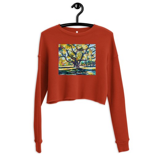 Tree of Life Crop Sweatshirt