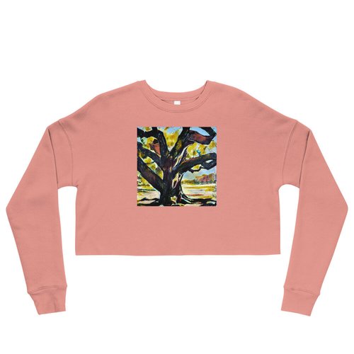 Square Tree of Life Crop Sweatshirt