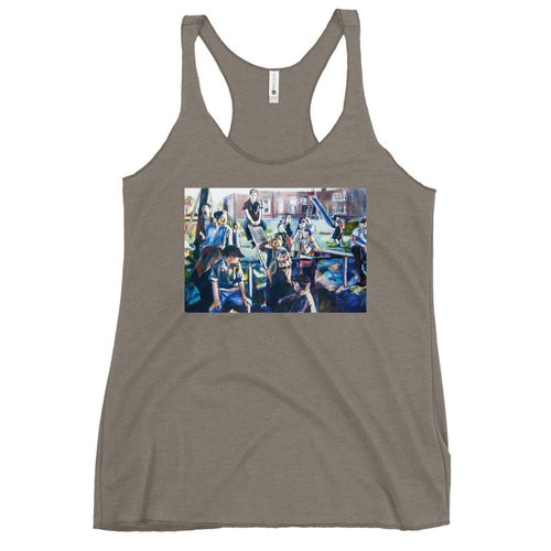 Vintage kids on the Playground Women's Racerback Tank