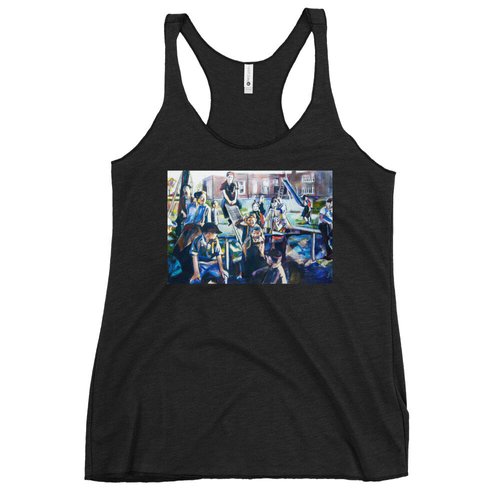 Vintage kids on the Playground Women's Racerback Tank